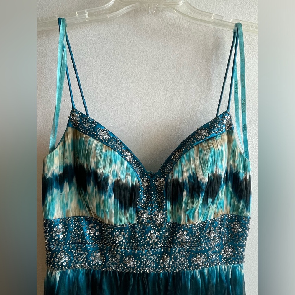 Gorgeous Multi Colored Maxi With Delicate Sequenc… - image 1